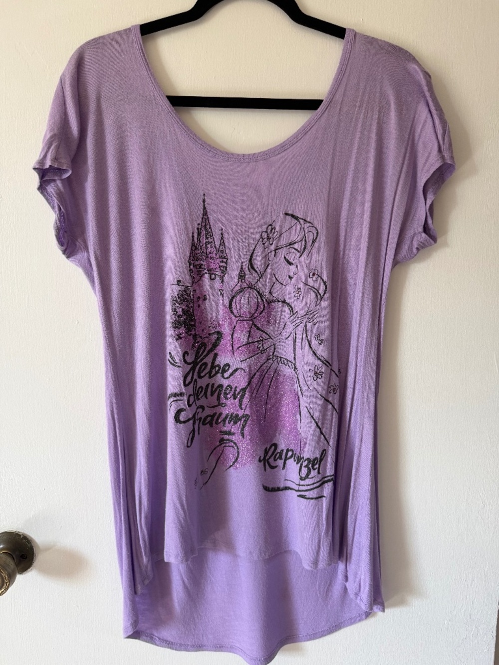 Disney Parks Tangled High-Low Cross Back Top